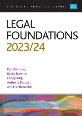 Browne, Bamford - Legal Foundations 2023/2024, Häftad