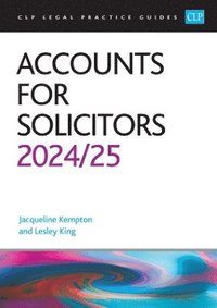 bokomslag Accounts for Solicitors 2024/2025