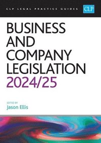 bokomslag Business and Company Legislation 2024/2025