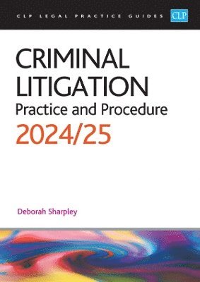 bokomslag Criminal Litigation: 2024/2025