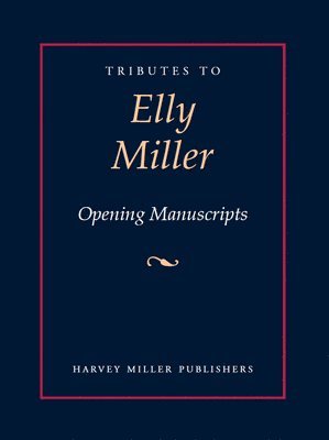 Tributes to Elly Miller 1