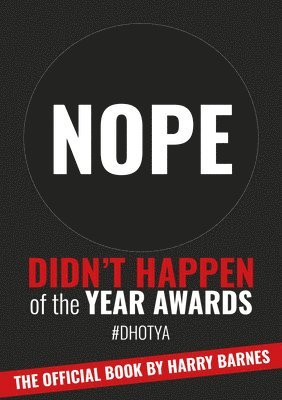 Harry Barnes - Didn't Happen of the Year Awards - The Official Book, Häftad
