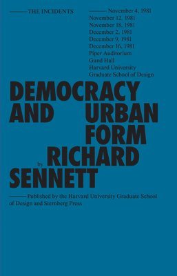 bokomslag Democracy and Urban Form