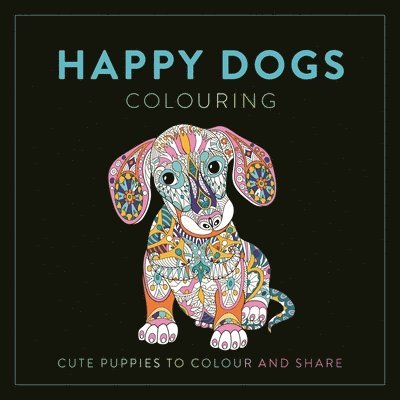 Happy Dogs Colouring 1