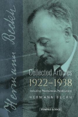 Collected Articles, 1922-1938 1