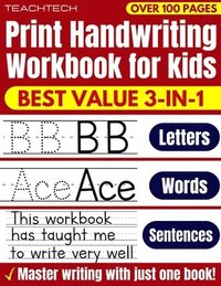 bokomslag Print Handwriting Workbook for Kids