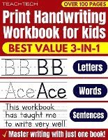 Teachtech, TEACHTECH - Print Handwriting Workbook for Kids, Häftad