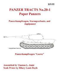 bokomslag Panzer Tracts No.20-1: Paper Panzers