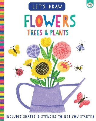 Elizabeth Golding - Let's Draw Flowers, Häftad