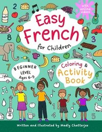 bokomslag Easy French for Children - Coloring & Activity Book