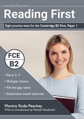 Monica Ruda-Peachey - Reading First: Eight practice tests for the Cambridge B2 First, Häftad