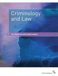 bokomslag Criminology and Law