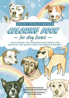 bokomslag Rocco's Totally Pawsome Coloring Book For Dog Lovers