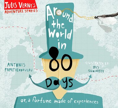 Jules Verne - Around the World in Eighty Days, Inbunden