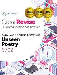 bokomslag ClearRevise AQA GCSE English Literature: Unseen poetry