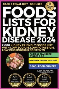 bokomslag Foods Lists For Kidney Disease 2024