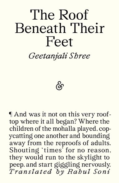 Geetanjali Shree - Roof Beneath Their Feet, Häftad
