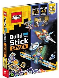 bokomslag LEGO Books: Build and Stick: Space (includes LEGO bricks, book and over 250 stickers)