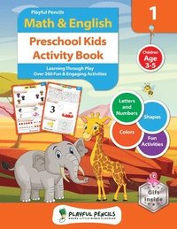 bokomslag Playful Pencils Math & English Preschool Kids Activity Book