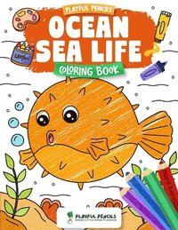 bokomslag Playful Pencils Ocean Sea Life Coloring Book