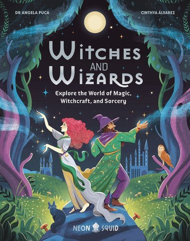 Angela Puca, Neon Squid - Witches and Wizards, Inbunden
