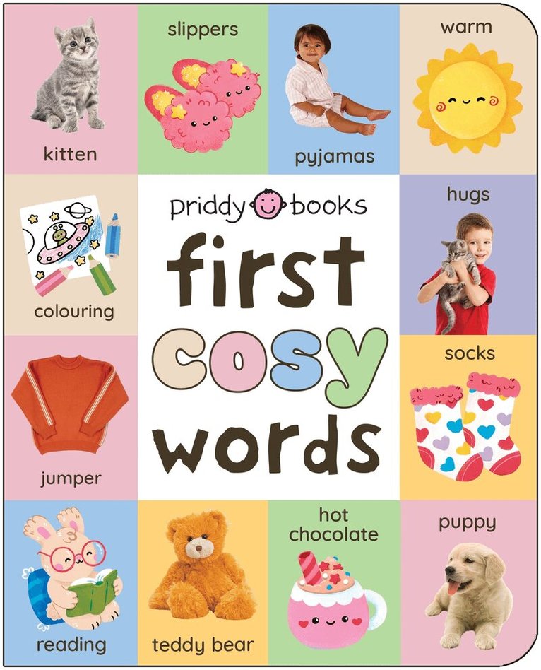 Priddy Books - First Cosy Words, Kartonnage