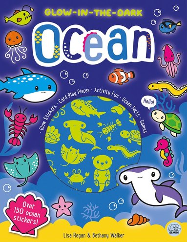 bokomslag Glow-in-the-Dark Ocean Sticker Activity