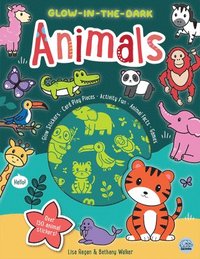 bokomslag Glow-In-The-Dark Animals Sticker Activity Book