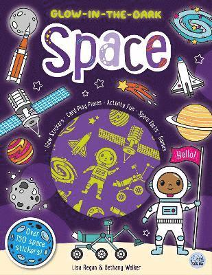 bokomslag Glow-in-the-Dark Space Sticker Activity
