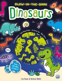 bokomslag Glow-In-The-Dark Dinosaurs Sticker Activity Book