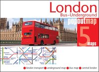 bokomslag London Bus and Underground PopOut Map