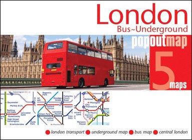 bokomslag London Bus and Underground PopOut Map