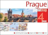 bokomslag Prague PopOut Map - pocket size, pop up map of Prague city centre