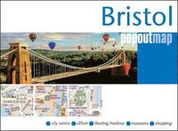 bokomslag Bristol PopOut Map - pocket size, pop up map of Bristol city centre