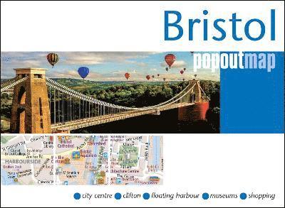 Bristol PopOut Map - pocket size, pop up map of Bristol city centre 1