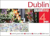 bokomslag Dublin PopOut Map - pocket size, pop up map of Dublin city centre