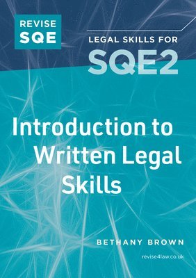 bokomslag Revise SQE Introduction to Written Legal Skills