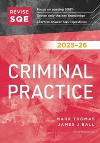 bokomslag Revise SQE Criminal Practice 2025/26