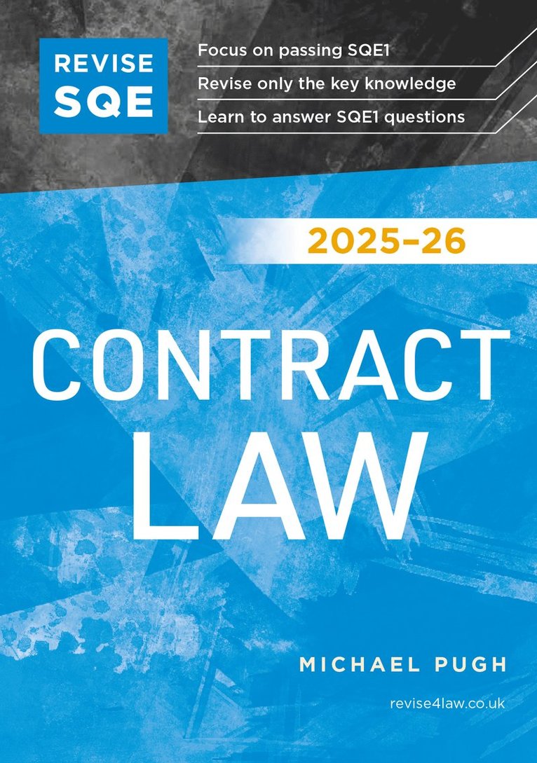 Michael Pugh - Revise SQE Contract Law 2025/26, Häftad