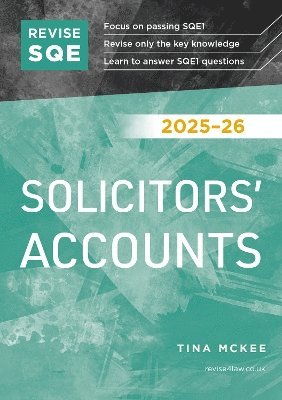 bokomslag Revise SQE Solicitors' Accounts 2025/26