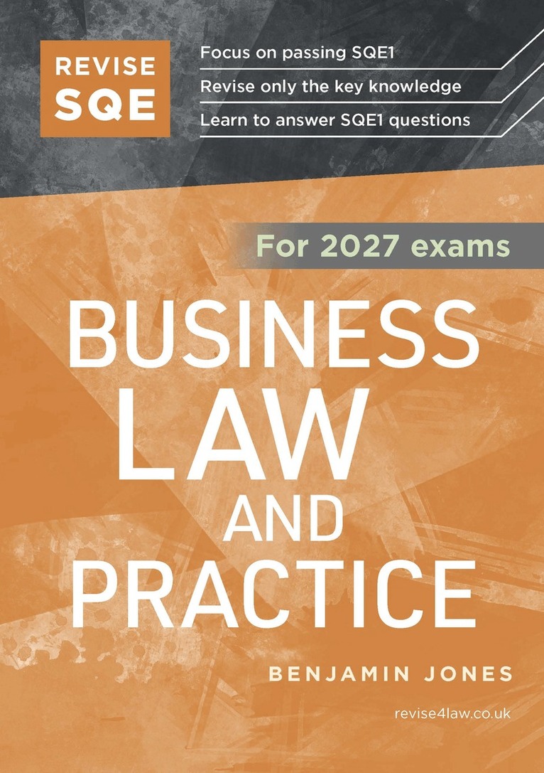 Benjamin Jones - Revise SQE Business Law and Practice 2027, Häftad. Tillgänglighet: Lägg i varukorg