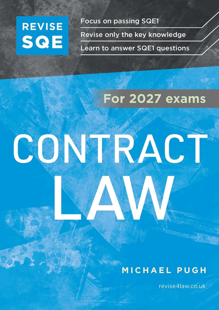 Michael Pugh - Revise SQE Contract Law 2027, Häftad