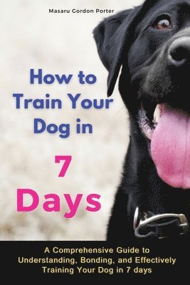 How to Train Your Dog in 7 Days-A Comprehensive Guide to Understanding, Bonding, and Effectively Training Your Dog in 7 days 1