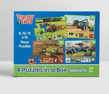 bokomslag 4 puzzles in a box - Tractor Ted