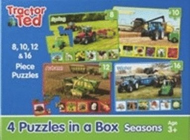 bokomslag Tractor Ted 4 puzzles in a box