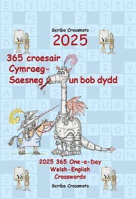 bokomslag 2025 365 croesair Cymraeg-Saesneg Un bob dydd