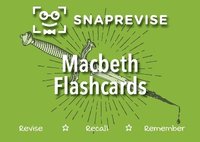 bokomslag SnapRevise Macbeth Flashcards
