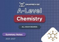 bokomslag SnapRevise A-Level Chemistry Summary Notes