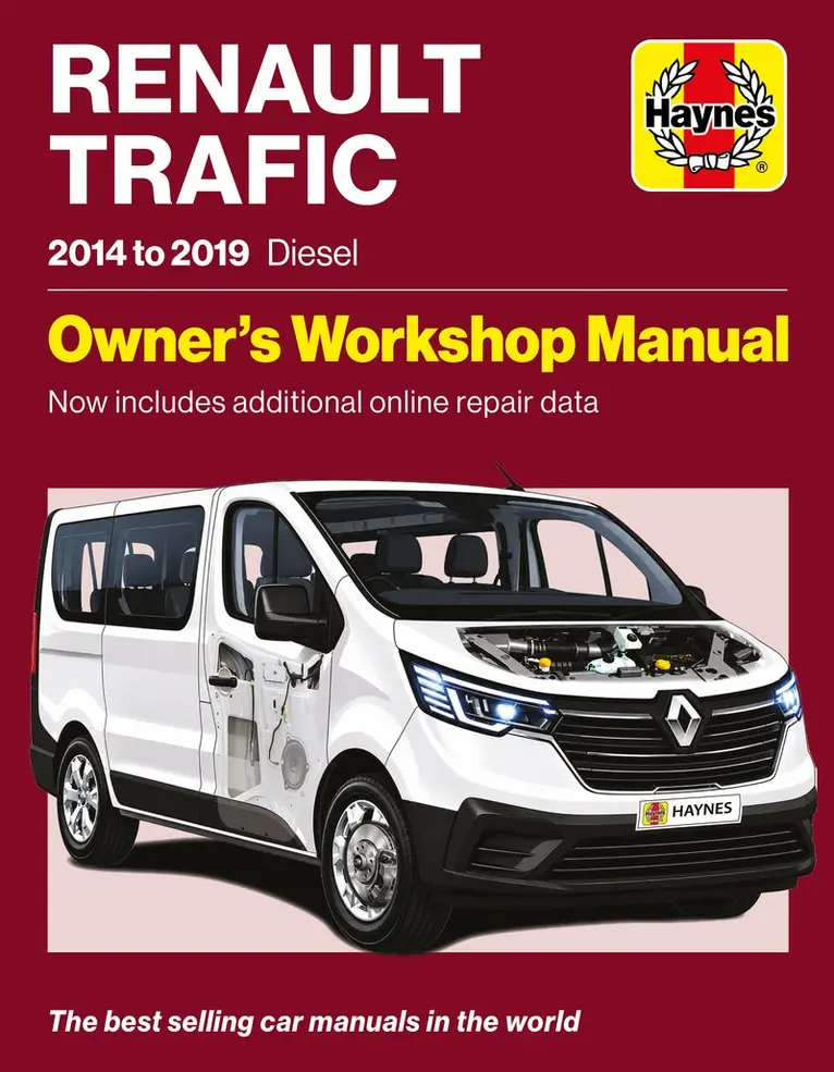 Haynes Group Ltd - Renault Trafic 2015 to 2019 Diesel, Häftad. Tillgänglighet: Lägg i varukorg