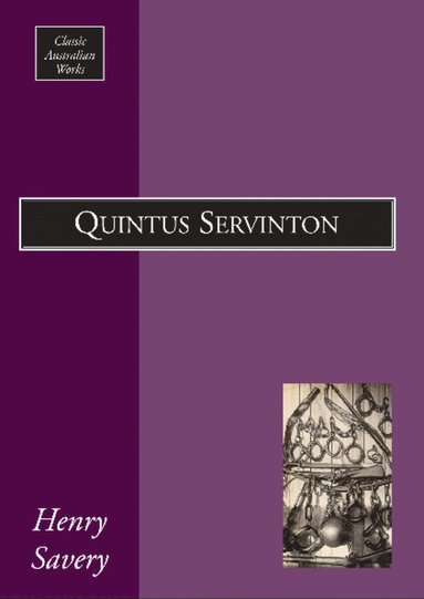 bokomslag Quintus Servinton